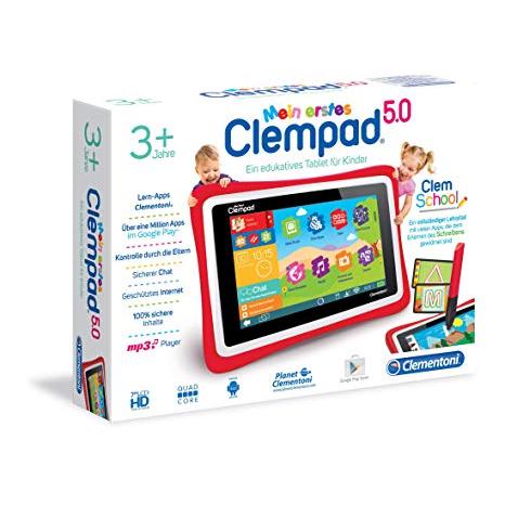 Clementoni - 16795 - Clempad Tablet Educativo, Tecnologia per Bambini 3-6  anni, Schermo 10 Pollici IPS HD Screen, Memoria 32 GB, RAM 2G, Android 13